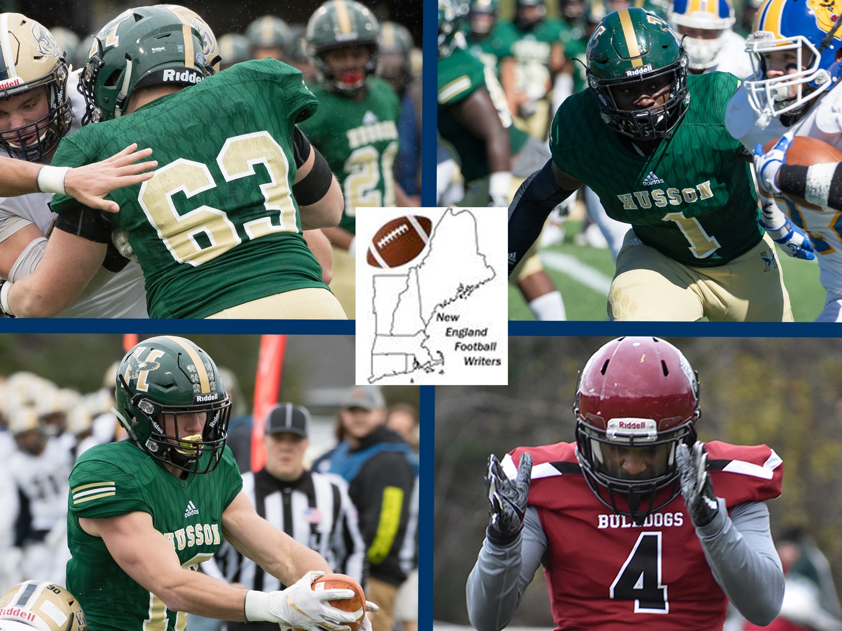 Four from ECFC Honored by New England Football Writers