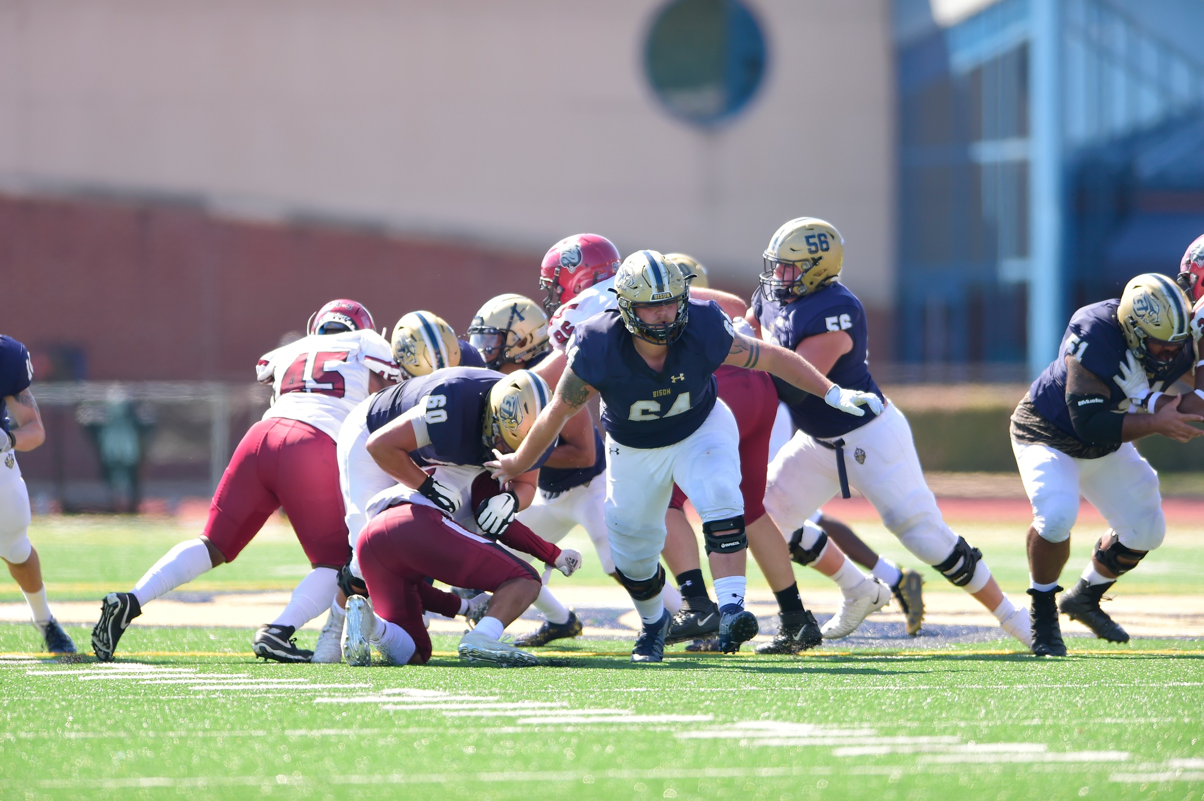 Gallaudet's Offensive Line Highlighted on D3football.com's Team of the Week